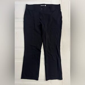 Betabrand Women’s Size 1X Petite Black High Rise Straight Leg Dress Pants Yoga